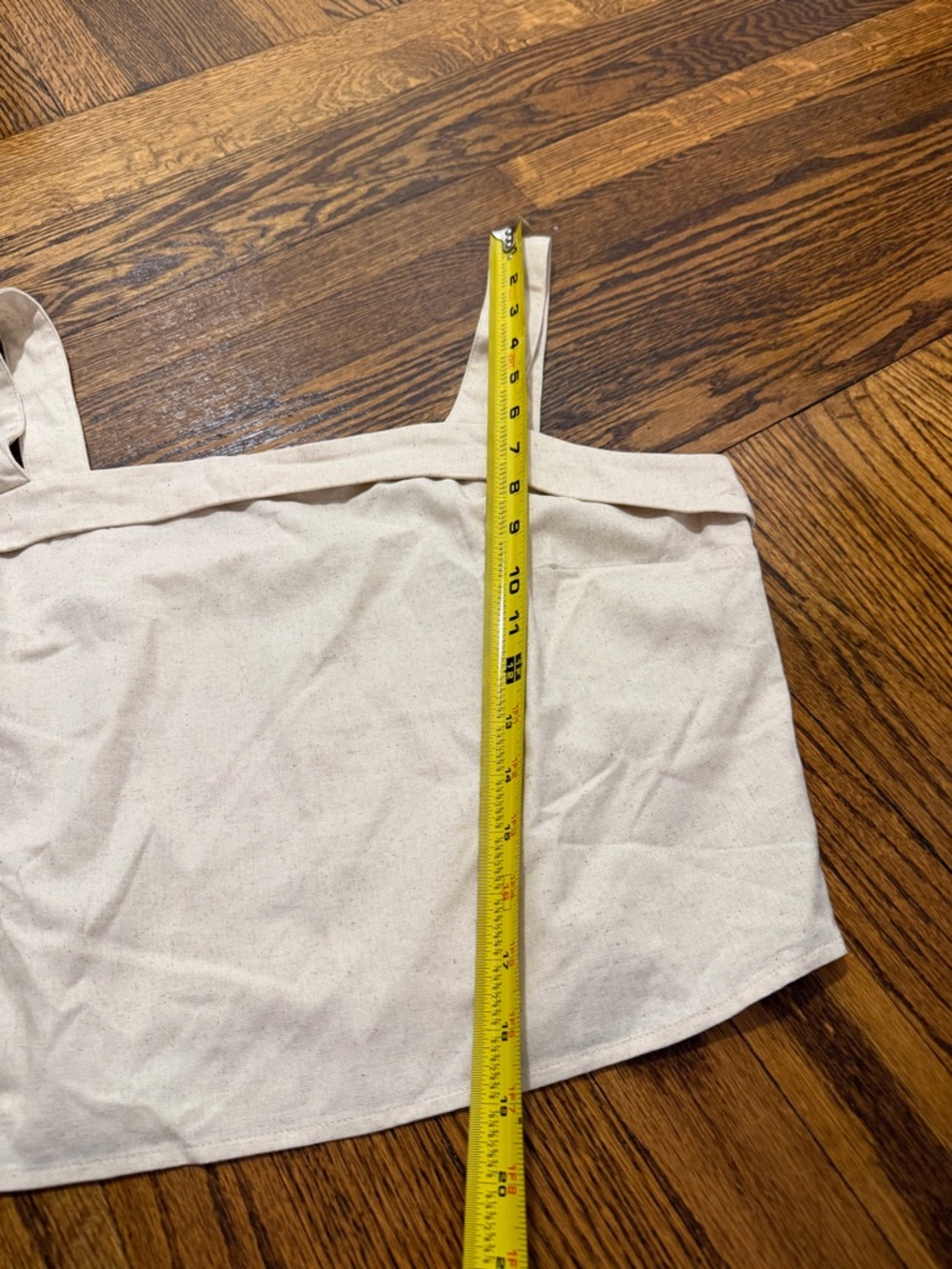 BCX Cream Square Neck Crop Tank - Picture 2 of 6